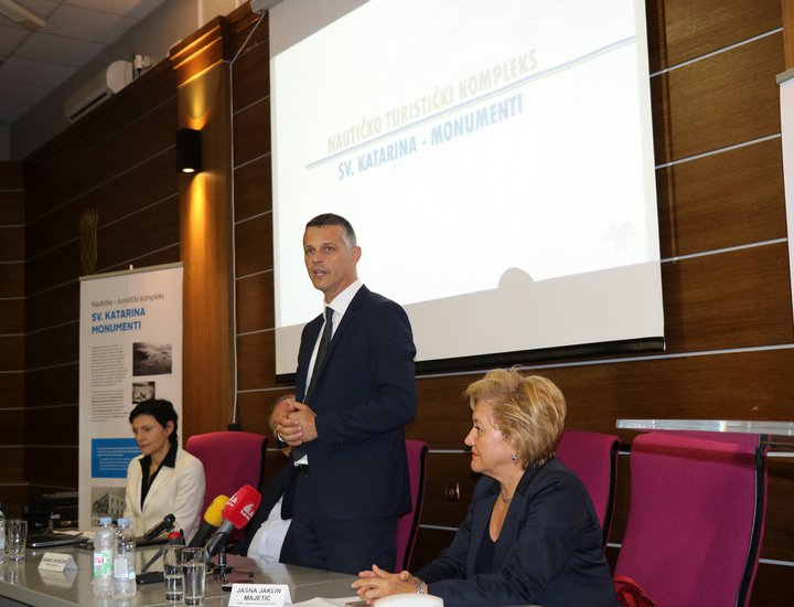 Predstavljen projekt nautičko - turističkog kompleksa Sveta Katarina-Monumenti