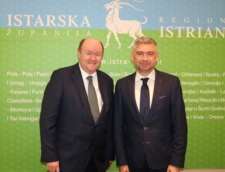 Upriličen prijem za veleposlanika Republike Irske u Republici Hrvatskoj