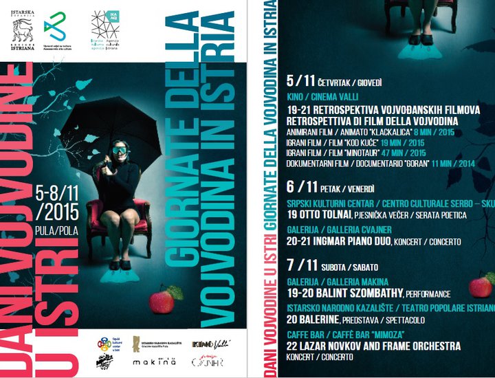 Dal 5 all'8 novembre si terranno le XIV "Giornate della Voivodina in Istria"