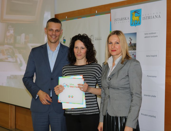 Dodijeljeni Istra Bike&Bed certifikati i table