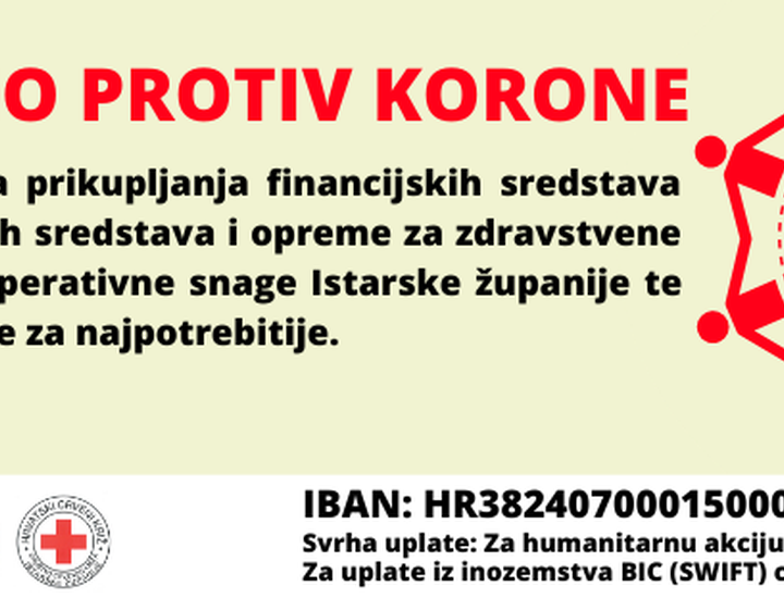 Pokreće se velika humanitarna akcija u Istri "Zajedno protiv korone"
