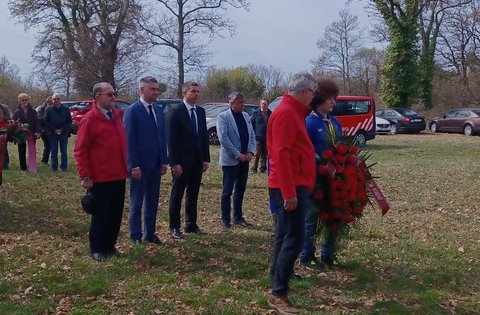 Il presidente Miletić alla celebrazione del 78-esimo anniversario di formazione del battaglione partigiano Pino Budicin