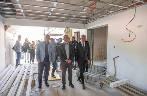 A presto termineranno i lavori di costruzione del centro imprenditoriale COWORKING PULA