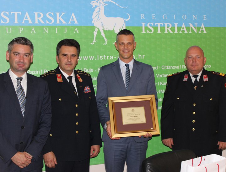 Prijem za organizacijski Odbor i voditeljstvo 7. Državnog natjecanja vatrogasaca RH