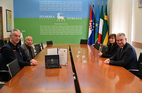 Župan Miletić primio voditelja Službe civilne zaštite Istarske županije